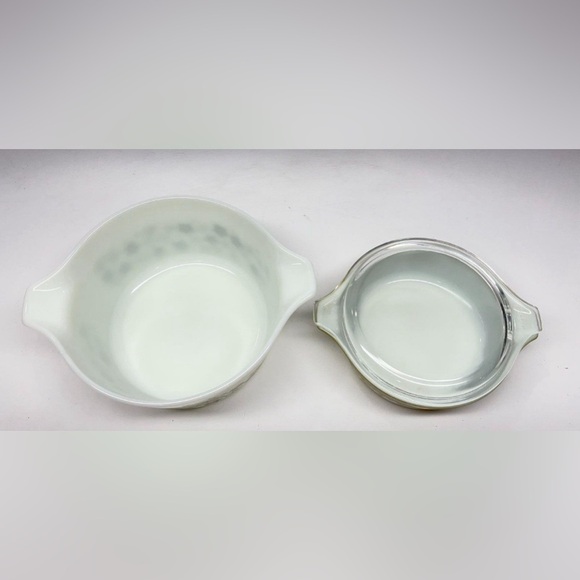 1970S PYREX- Spring Blossom, 2 Casserole bowls- 474B, 402 - Picture 4 of 7